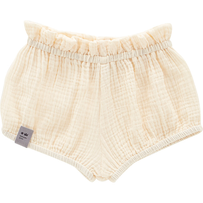 Baby Gauze Bloomers, Cream - Shorts - 1