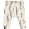 Baby Joggers with Front Pleat, Cream - Pants - 1 - thumbnail