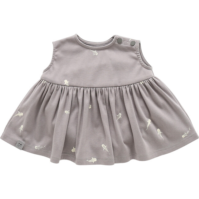 Baby Fit & Flare Dress, Grey