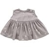 Baby Fit & Flare Dress, Grey - Dresses - 1 - thumbnail