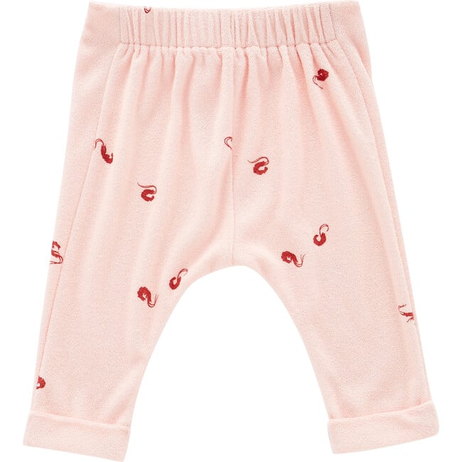 Baby Joggers with Front Pleat, Pink - Pants - 2