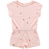 Terry Romper, Pink - Rompers - 1 - thumbnail