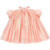 Tent Dress with Puff Sleeves, Pink - Dresses - 1 - thumbnail