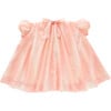 Tent Dress with Puff Sleeves, Pink - Dresses - 2