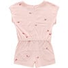 Terry Romper, Pink - Rompers - 2