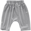 Terry Harem Pants, Grey - Pants - 1 - thumbnail