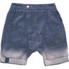 Denim Shorts, Navy - Shorts - 1 - thumbnail