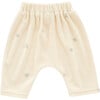 Terry Harem Pants, Cream - Pants - 2