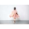 Tent Dress with Puff Sleeves, Pink - Dresses - 4