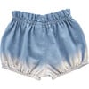 Baby Denim Bloomers, Blue - Shorts - 1 - thumbnail