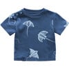 Baby Boxy T-Shirt, Navy - Shirts - 1 - thumbnail