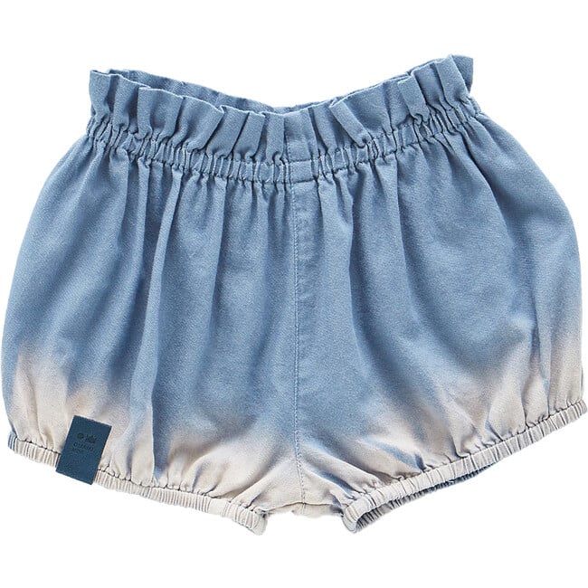 Baby Denim Bloomers, Blue - Shorts - 2