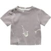 Baby Boxy T-Shirt, Grey - Shirts - 1 - thumbnail