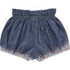 Baby Denim Bloomers, Navy - Shorts - 2