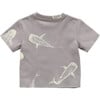 Baby Boxy T-Shirt, Grey - Shirts - 2