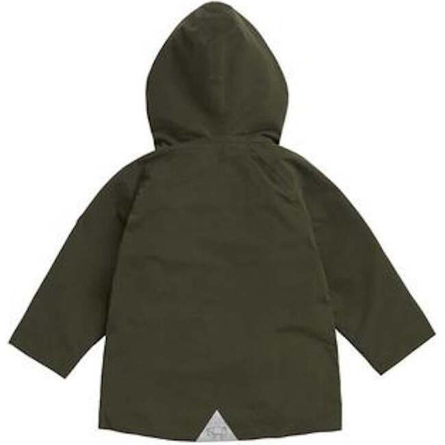Waterproof Raincoat, Olive - Raincoats - 2