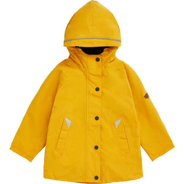 Waterproof Raincoat, Fisherman Yellow - Töastie Kids Outerwear | Maisonette