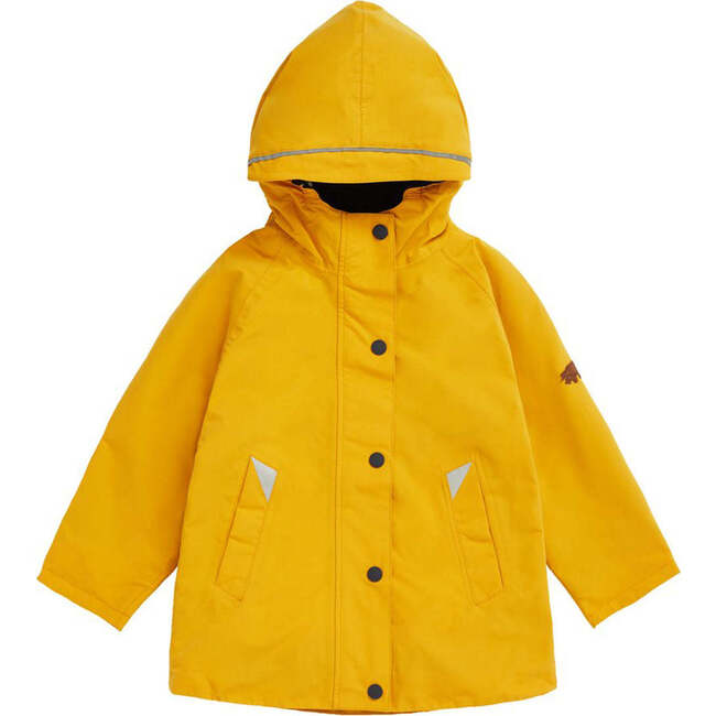 Waterproof Raincoat, Fisherman Yellow - Töastie Kids Outerwear | Maisonette