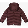 Pack-A-Way Puffer Jacket, Black Cherry - Coats - 2 - thumbnail