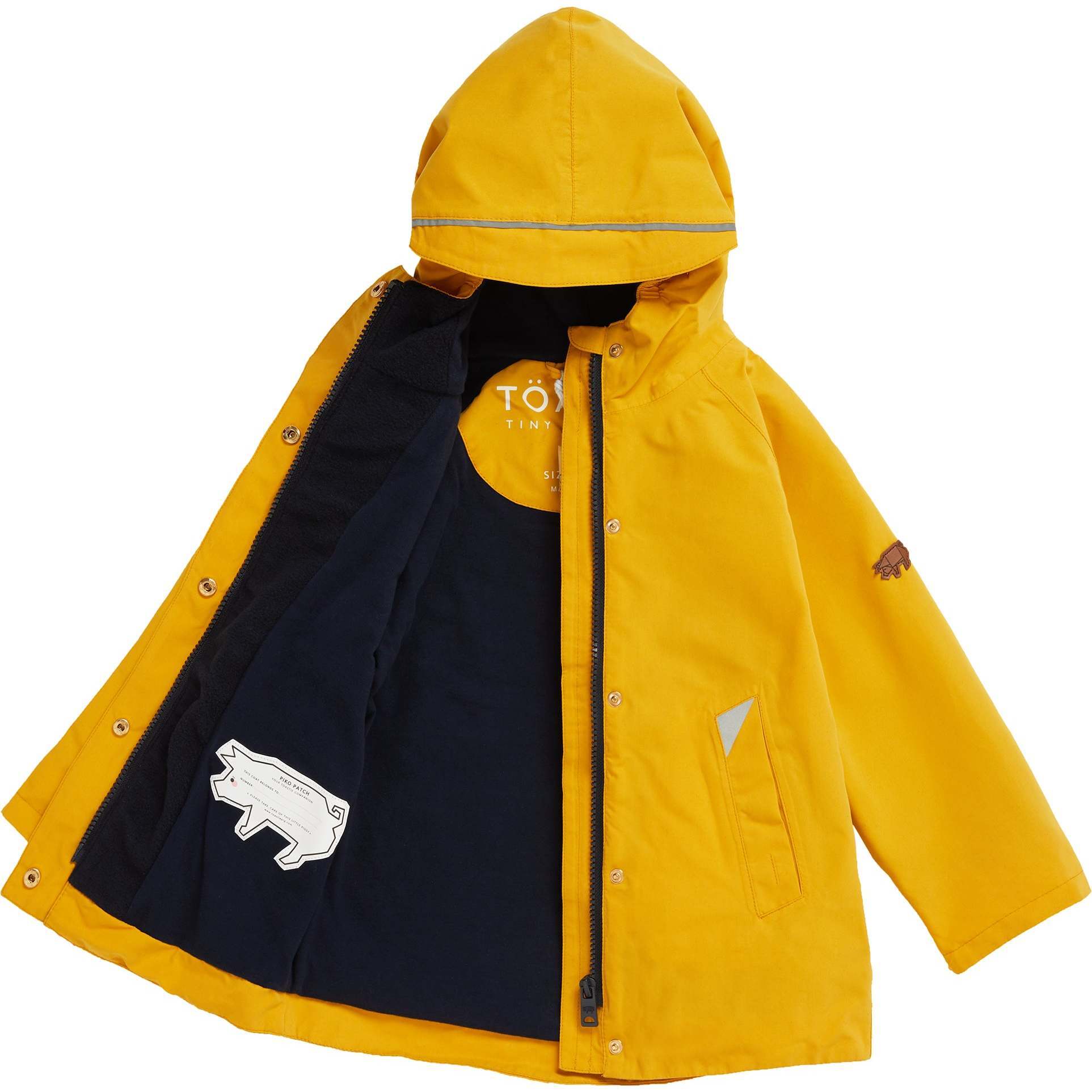 Toastie Kids Fisherman Yellow Waterproof Raincoat - 5-6 yrs