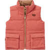 Eco-Reversible Cord Gilet, Pink And Hazel - Vests - 4