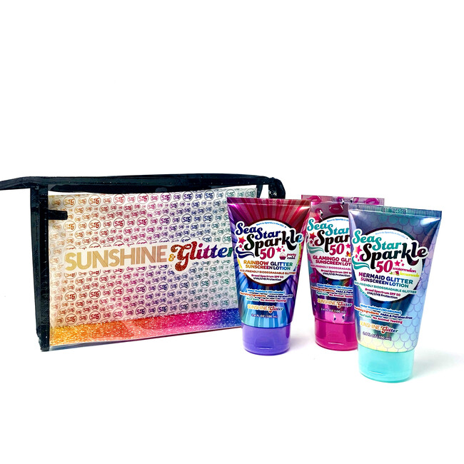 SeaStar Sparkle ALL THE GLAM 4 PC Travel gift set