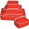 Monogrammable Packing Cube Quad, Bepop Red - Bags - 1 - thumbnail