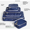 Monogrammable Packing Cube Quad, Scuba Navy - Bags - 2 - thumbnail