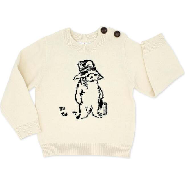 Paddington Coming and Going Sweater, Ivory - Sweaters - 1