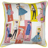 Barbie Mod Shapes Throw Pillow, Daffodil - Decorative Pillows - 1 - thumbnail