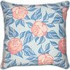 Barbie Groovy Floral Throw Pillow, Baby Blue - Decorative Pillows - 1 - thumbnail