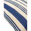 Painted Stripe Cotton Throw Pillow, Blue - Decorative Pillows - 3 - thumbnail