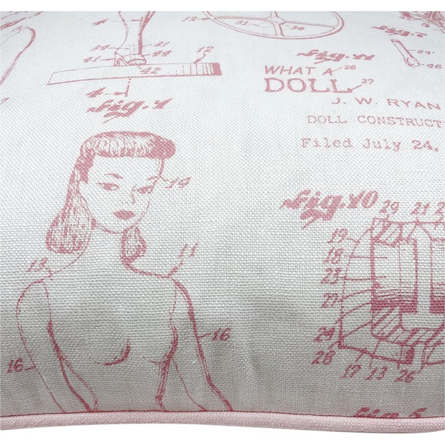 Barbie Blueprint Throw Pillow, Ballet Slipper - Decorative Pillows - 4