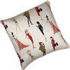 Barbie Vintage Pinstripe Throw Pillow, Pink - Decorative Pillows - 3