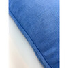 Solid Linen Throw Pillow, Cerulean Blue - Decorative Pillows - 3 - thumbnail