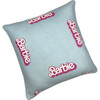80s Barbie Logo Throw Pillow, Baby Blue - Decorative Pillows - 3