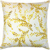 Sweet Caroline Hopsack Throw Pillow, Yellow - Decorative Pillows - 1 - thumbnail