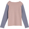 Sloane Mixed Stripe LS Shirt, Dusty Pink Multi - Shirts - 3