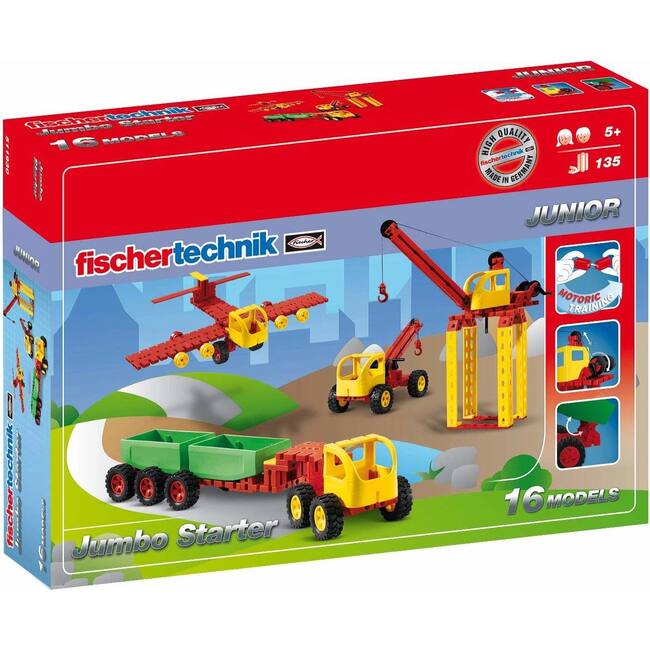 Fischertechnik Junior Jumbo Starter Construction Set - STEM Toys - 1