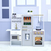 Little Chef Lyon Modern Play Kitchen, Grey - Play Kitchens - 3 - thumbnail