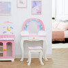 Little Dreamer Rainbow Medium Vanity, Pink - Kids Seating - 3