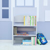 Plain Kids 3 Shelf Bookcase, Grey - Bookcases - 3