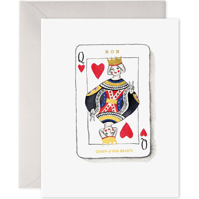 Queen Mom Mother's Day Card, Red - Paper Goods - 1