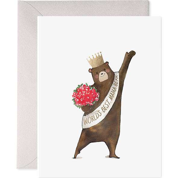 Mama Bear Mother's Day Card, Brown