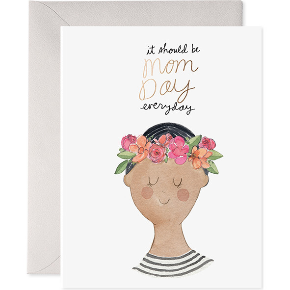 Flower Crown Mother's Day Card, Multi