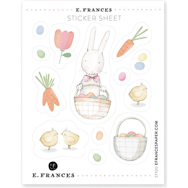 Easter Sticker Sheet, Multi - Favors - 1