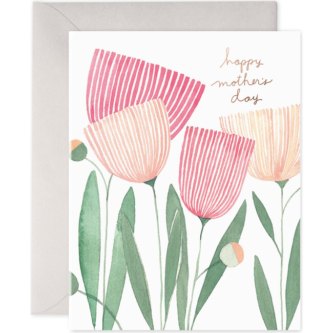 Blooms for Mom Card, Pink Multi