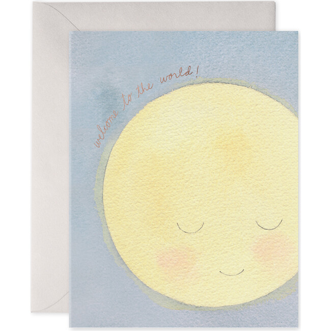 Baby Moon Card, Multi