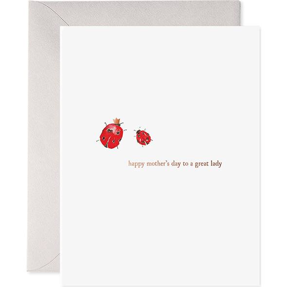 A Great Lady Mother's Day Card, Red