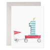 1st Bday Card, Red Wagon - Paper Goods - 1 - thumbnail